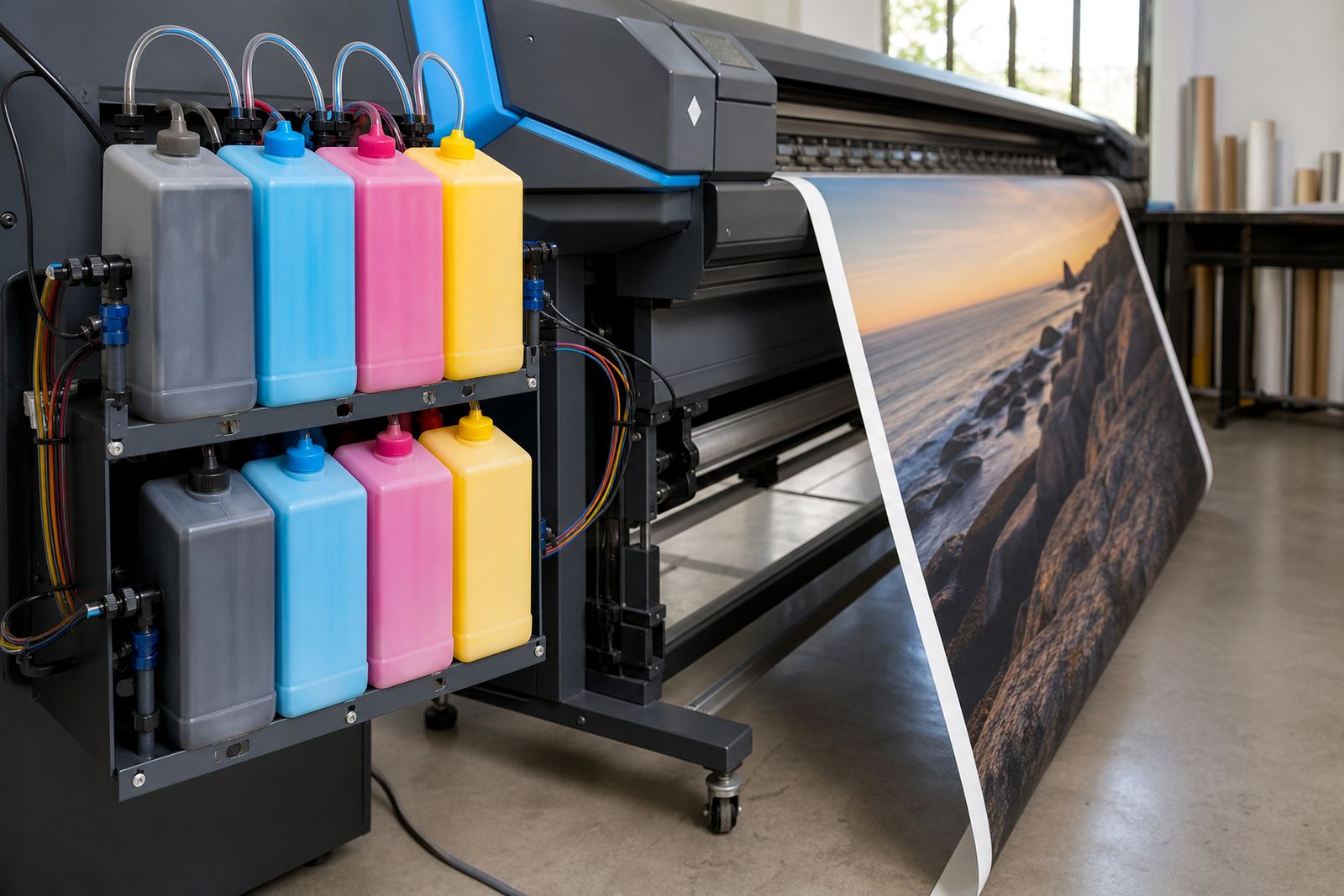Eight Colour Bulk Ink
