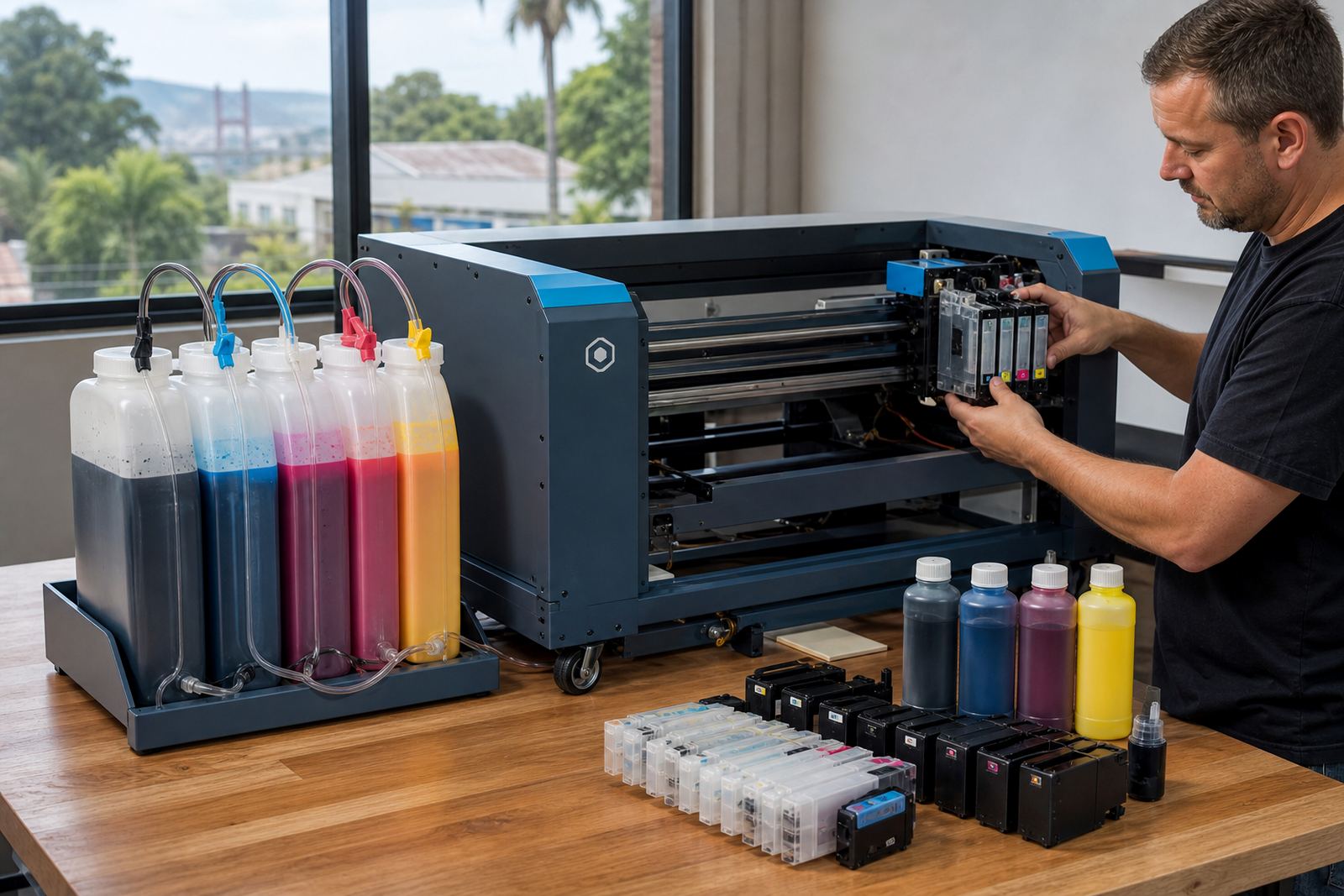 Four Colour Bulk Ink
